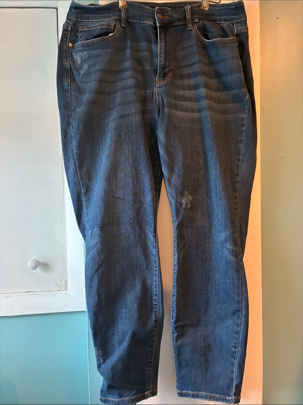 Judy Blue Dark Blue Straight Leg Jeans relaxed fit